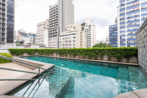Setin Downtown Genebra - Apartamentos completos na Bela Vista com piscina
